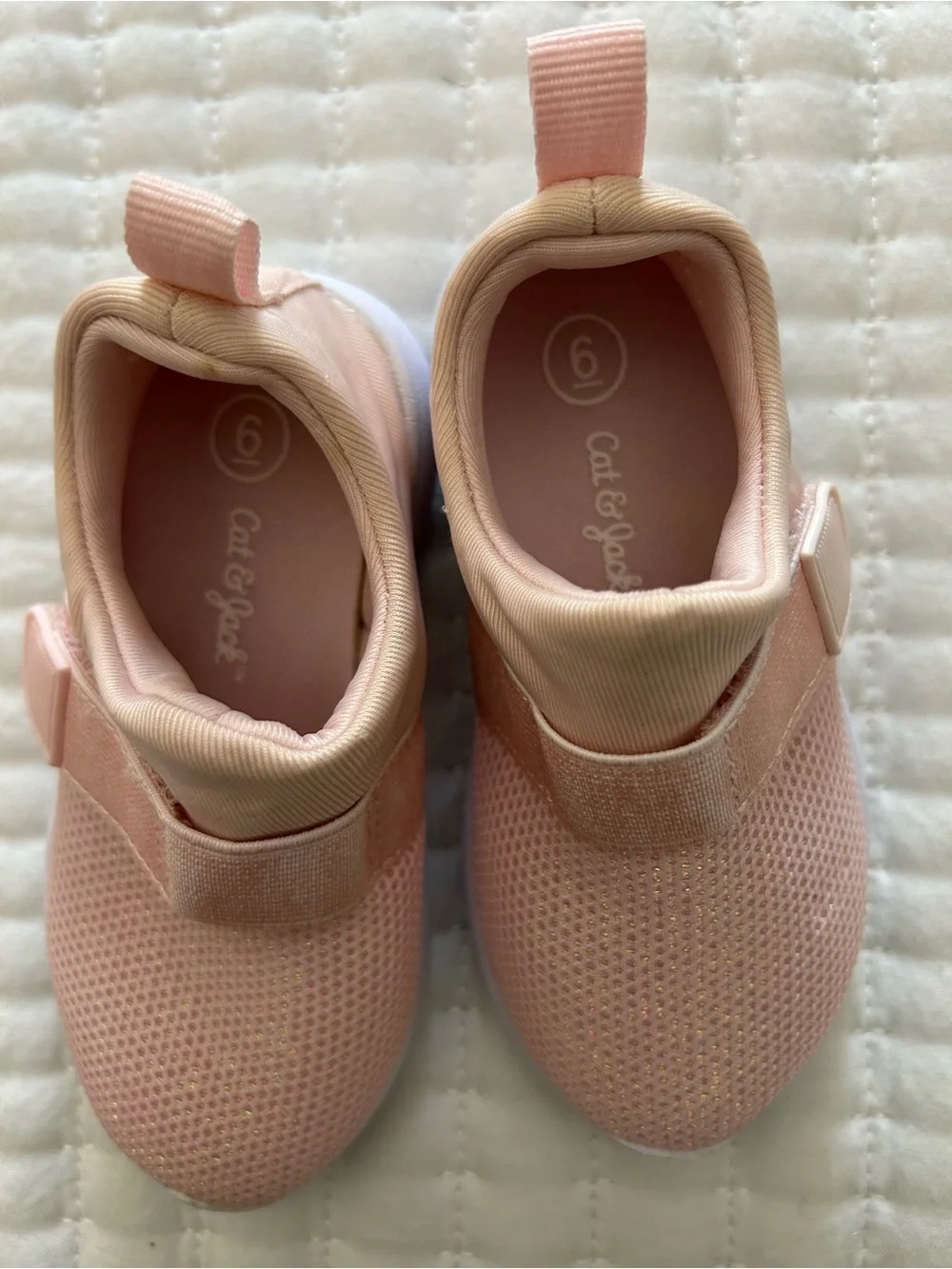 Cat & Jack Pink Slip-On Mesh Swim/Water Shoes Toddler Size 6